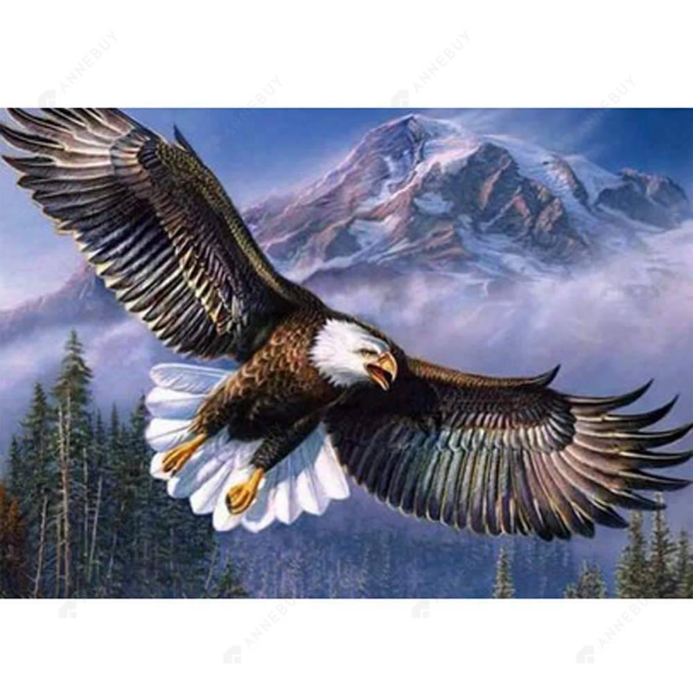 Free Eagle Flying - MyCraftsGfit - Free 5D Diamond Painting