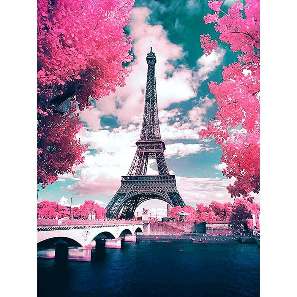 Free Eiffel Tower - MyCraftsGfit - Free 5D Diamond Painting