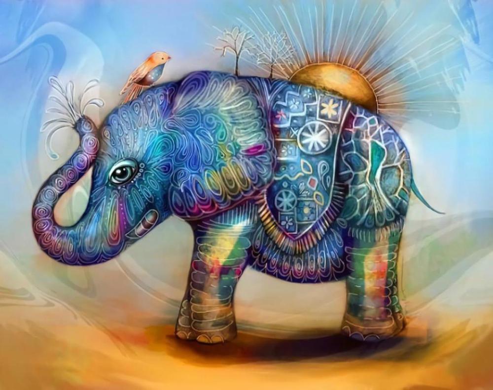 Free Elephant - MyCraftsGfit - Free 5D Diamond Painting