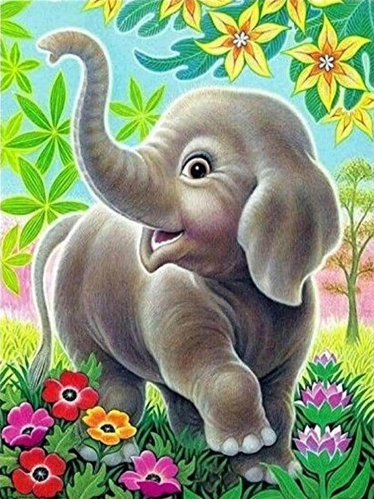 Free Elephant - MyCraftsGfit - Free 5D Diamond Painting