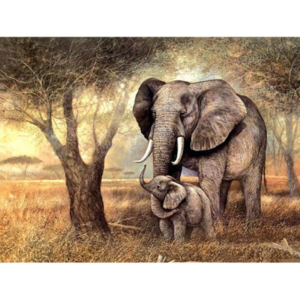 Free Elephant - MyCraftsGfit - Free 5D Diamond Painting