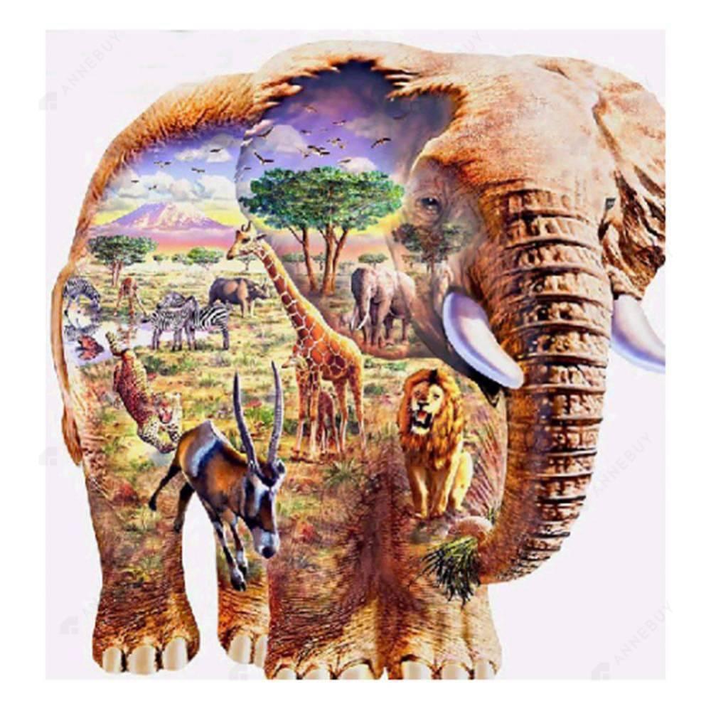 Free Elephant - MyCraftsGfit - Free 5D Diamond Painting