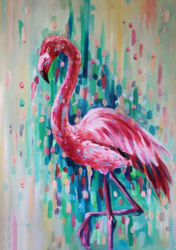 Free Flamingos - MyCraftsGfit - Free 5D Diamond Painting