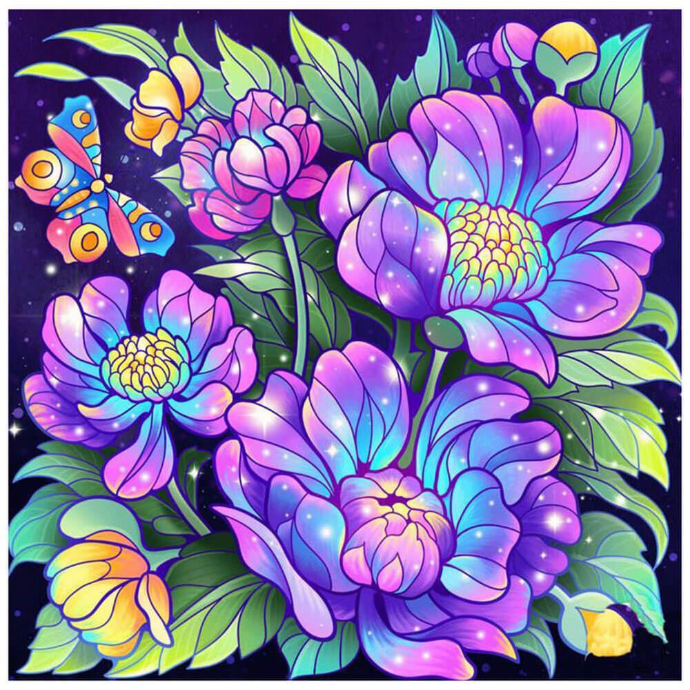 Free Flower - MyCraftsGfit - Free 5D Diamond Painting