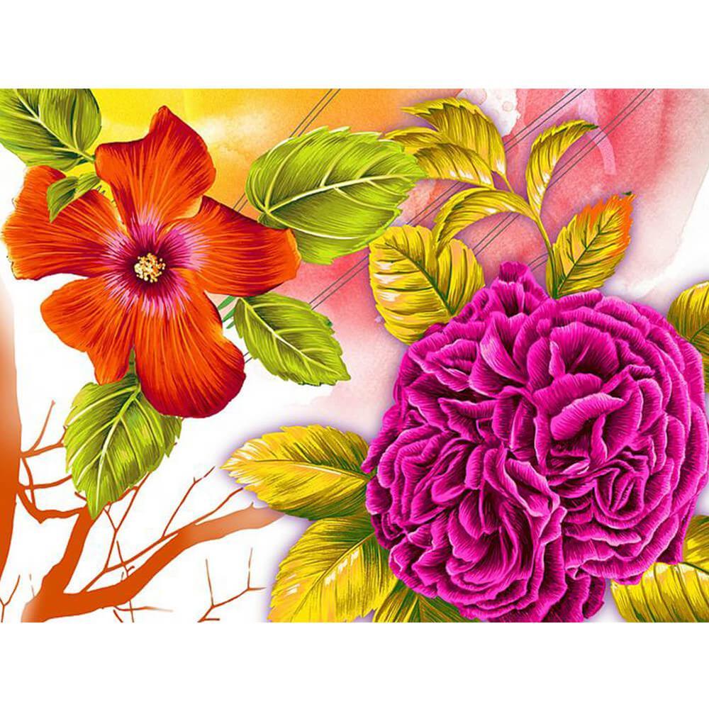 Flower Free 5D Diamond Painting Kits MyCraftsGfit - Free 5D Diamond Painting mycraftsgift.com