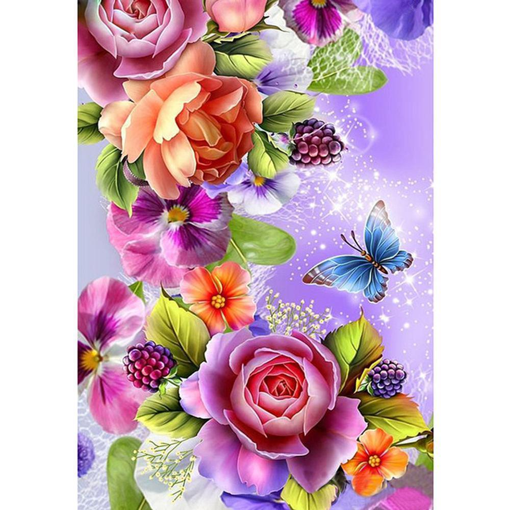 Free Flower - MyCraftsGfit - Free 5D Diamond Painting