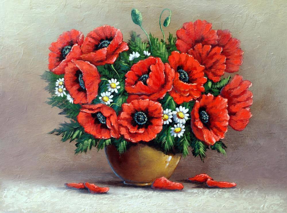 Free Flowers - MyCraftsGfit - Free 5D Diamond Painting