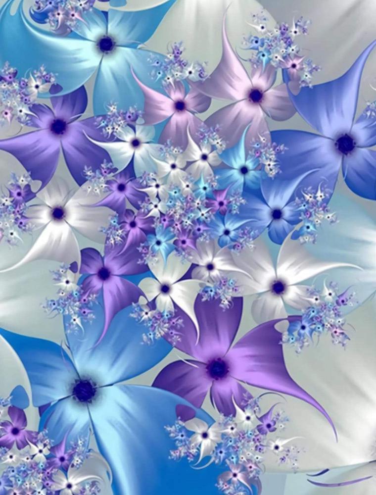 Free Flowers - MyCraftsGfit - Free 5D Diamond Painting