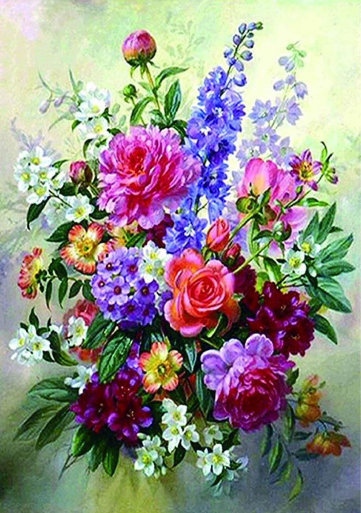 Free Flowers - MyCraftsGfit - Free 5D Diamond Painting