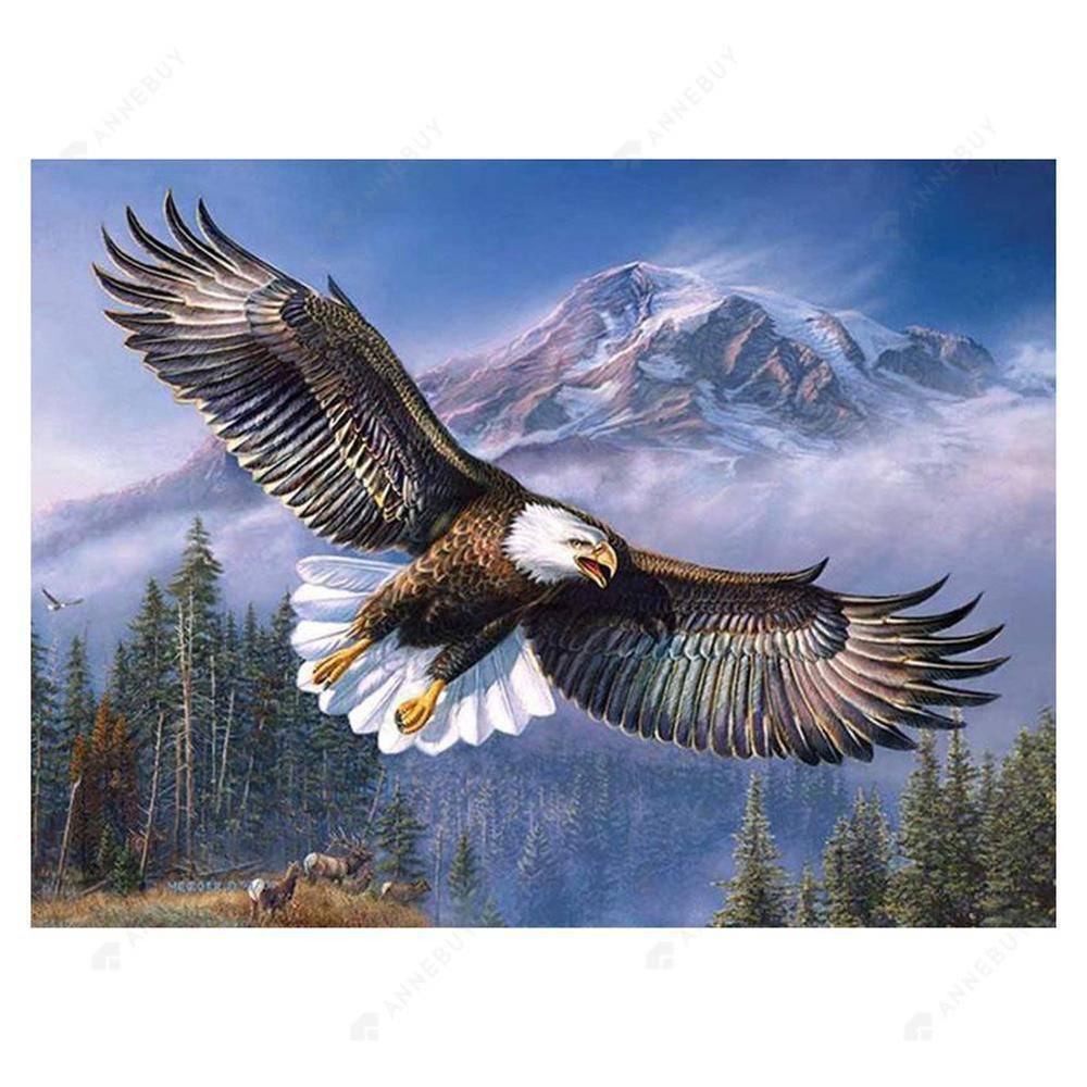 Free Flying Eagle - MyCraftsGfit - Free 5D Diamond Painting