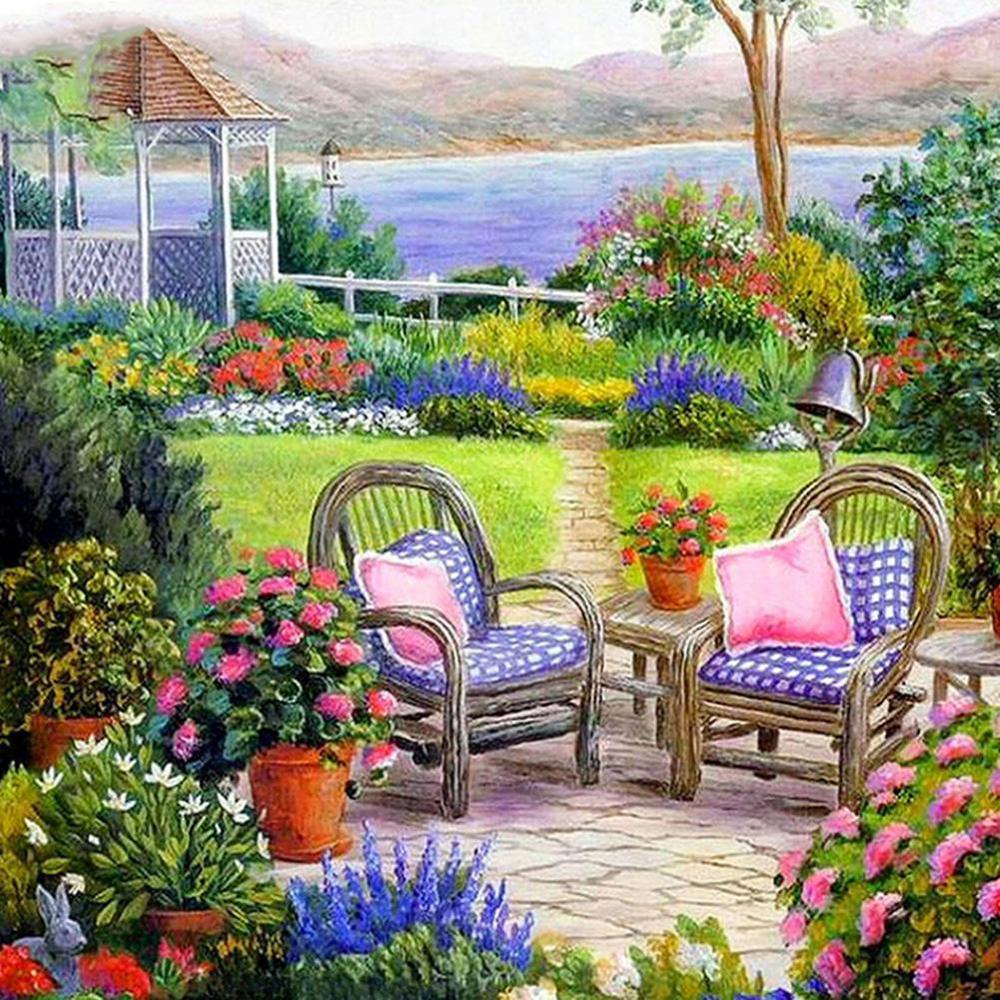 Free Garden - MyCraftsGfit - Free 5D Diamond Painting