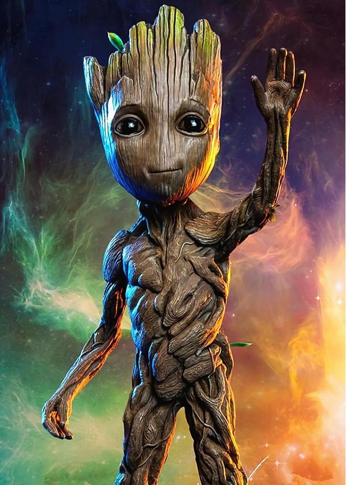 Free Groot - MyCraftsGfit - Free 5D Diamond Painting