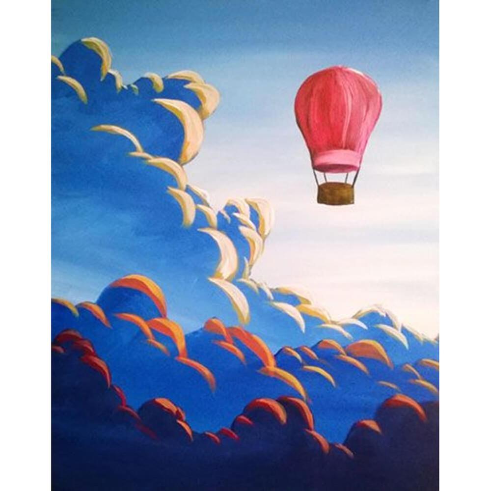 Free Halloween Cloud Air Balloon - MyCraftsGfit - Free 5D Diamond Painting