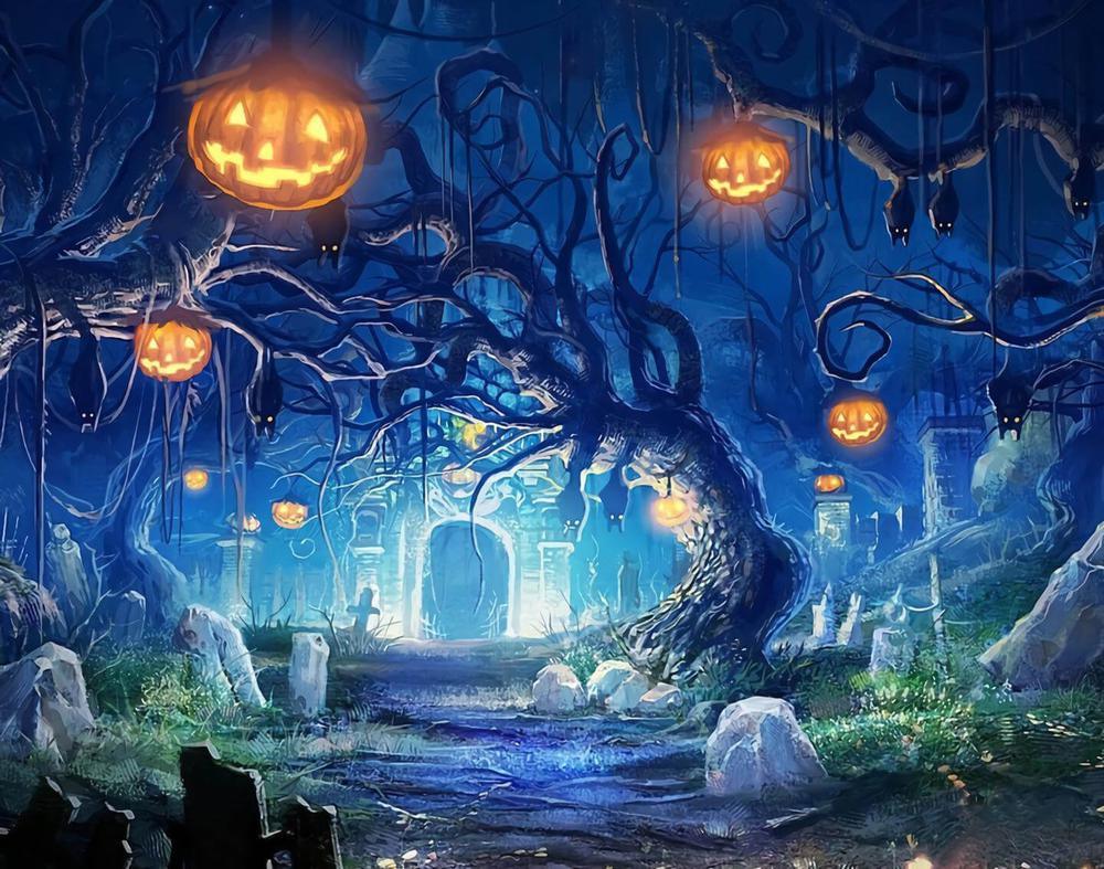 Free Halloween - MyCraftsGfit - Free 5D Diamond Painting