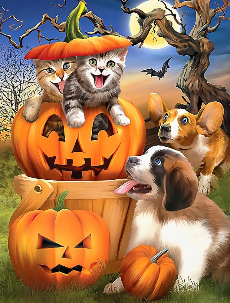 Free Halloween - MyCraftsGfit - Free 5D Diamond Painting