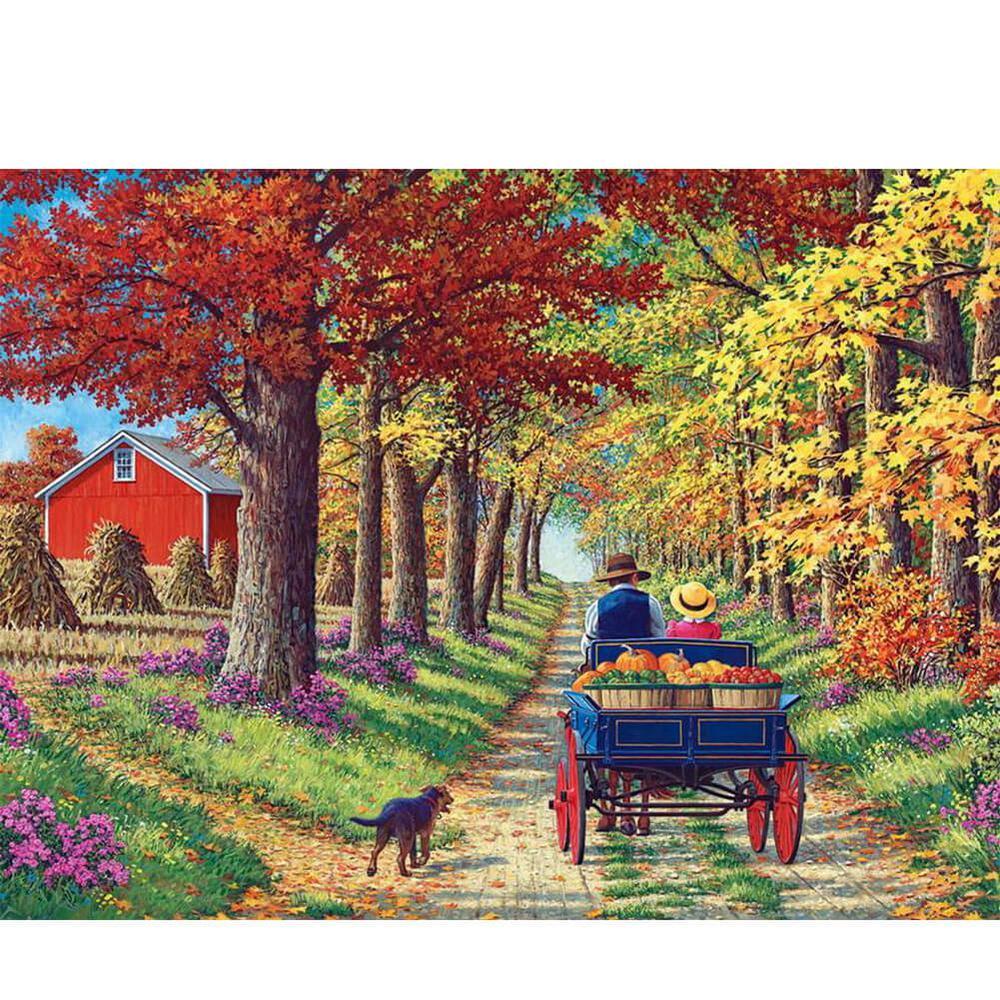 Free Harvest in Autumn - MyCraftsGfit - Free 5D Diamond Painting