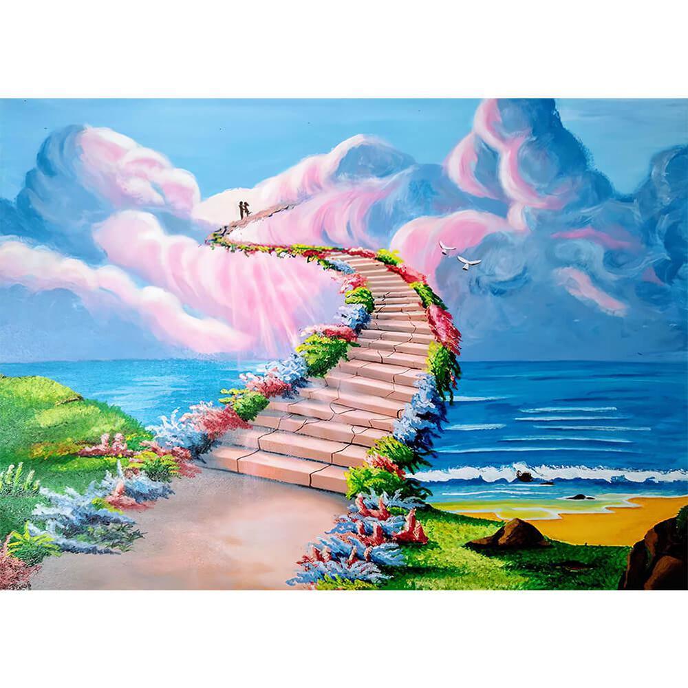 Free Heaven Stairway - MyCraftsGfit - Free 5D Diamond Painting