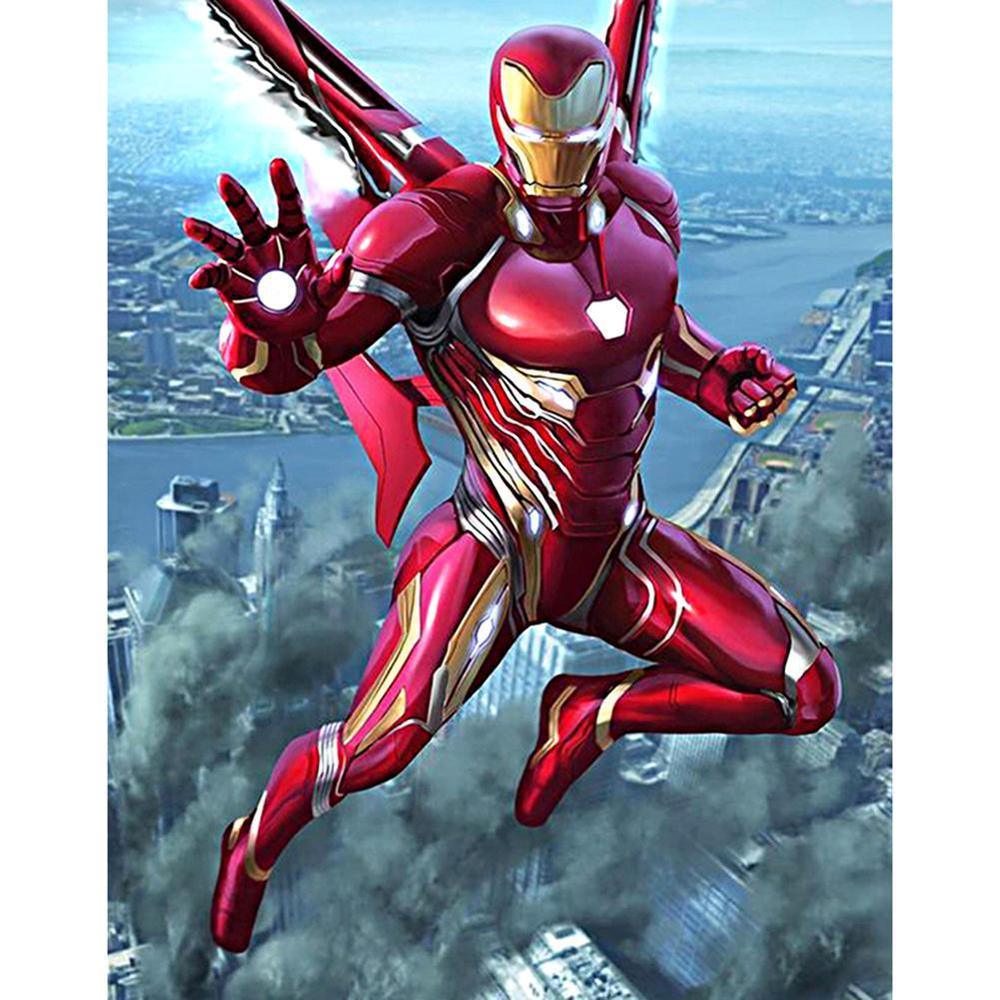 Free Iron Man - MyCraftsGfit - Free 5D Diamond Painting