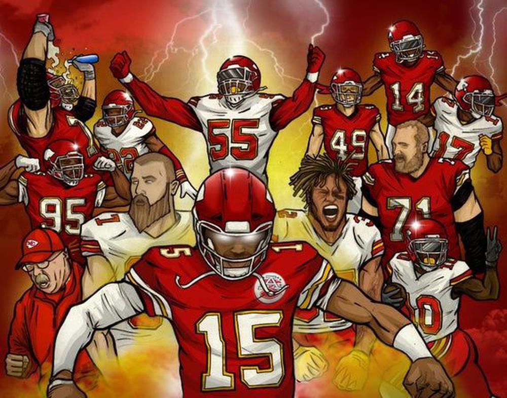 Free Kansas City Chiefs - MyCraftsGfit - Free 5D Diamond Painting