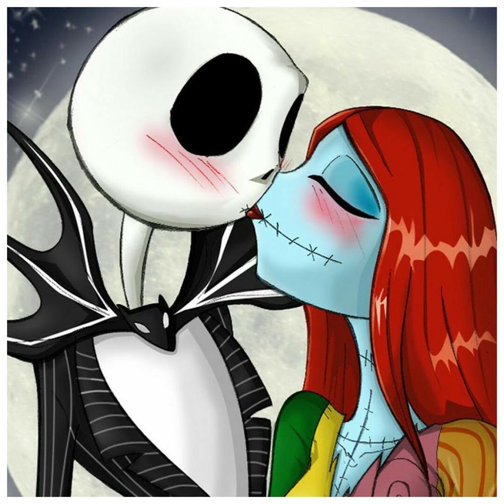 Free Kissing Skull - MyCraftsGfit - Free 5D Diamond Painting