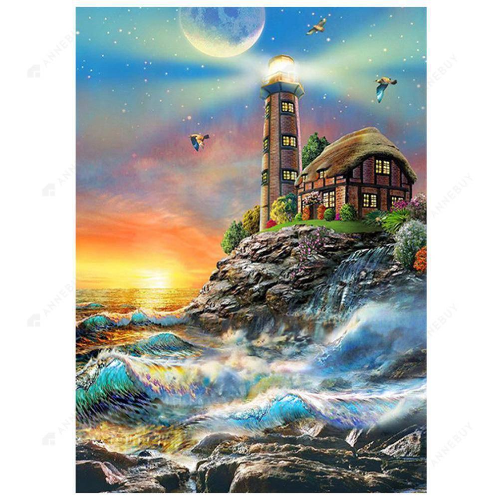 Free Lighthouse - MyCraftsGfit - Free 5D Diamond Painting