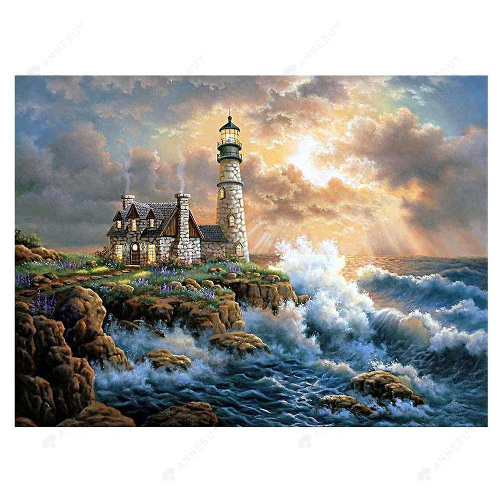 Free Lighthouse - MyCraftsGfit - Free 5D Diamond Painting