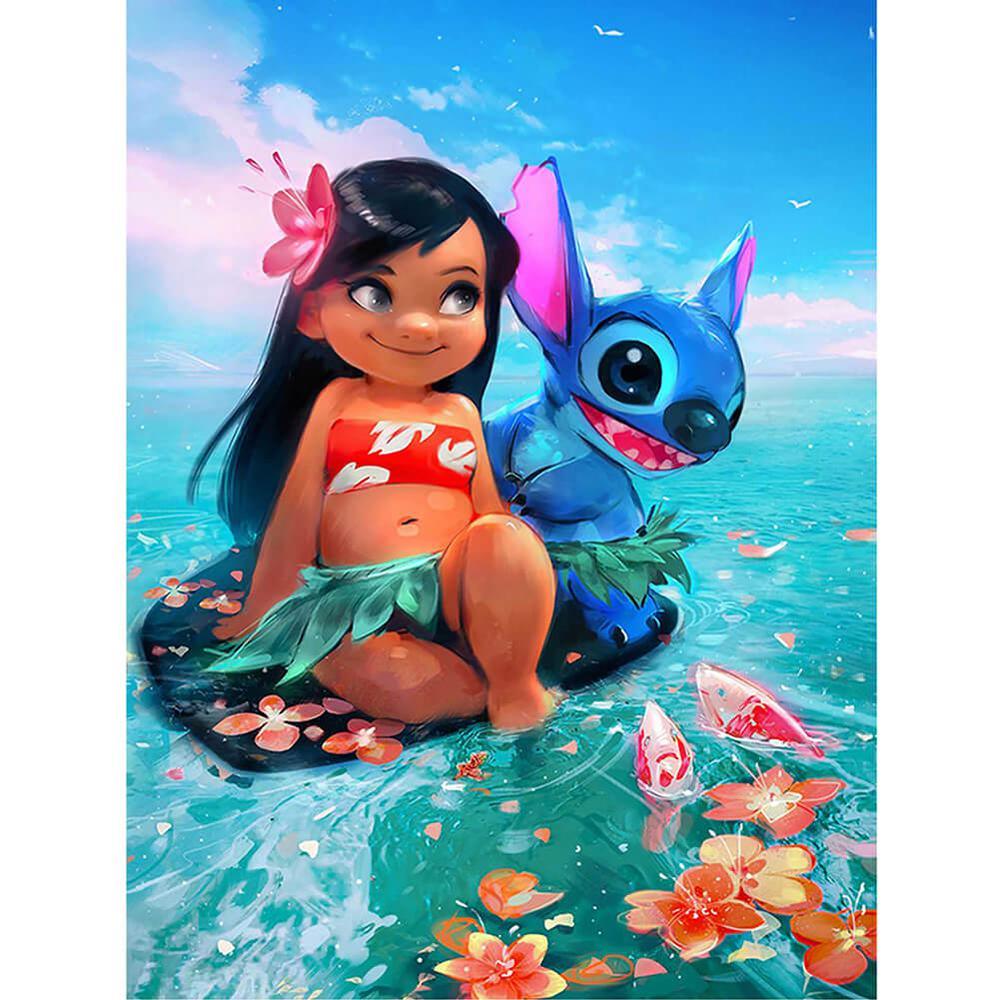 Free Lilo Stitch - MyCraftsGfit - Free 5D Diamond Painting