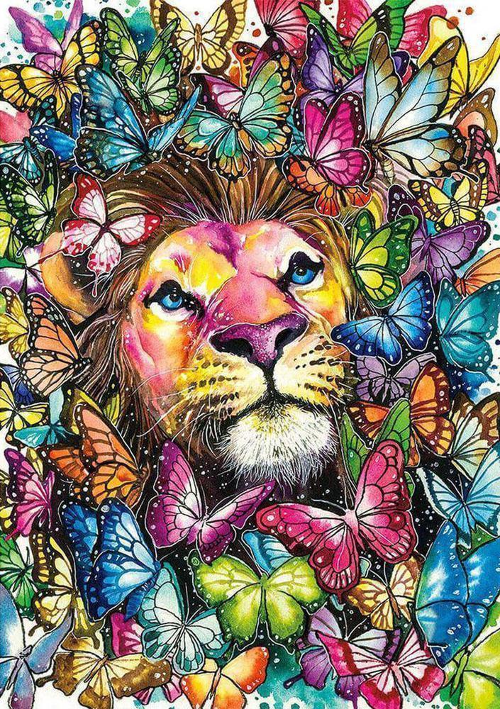 Free Lion - MyCraftsGfit - Free 5D Diamond Painting