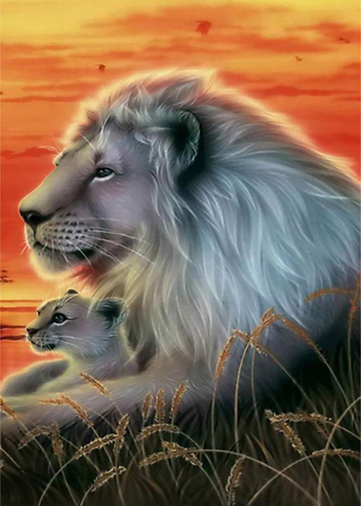 Free Lion - MyCraftsGfit - Free 5D Diamond Painting