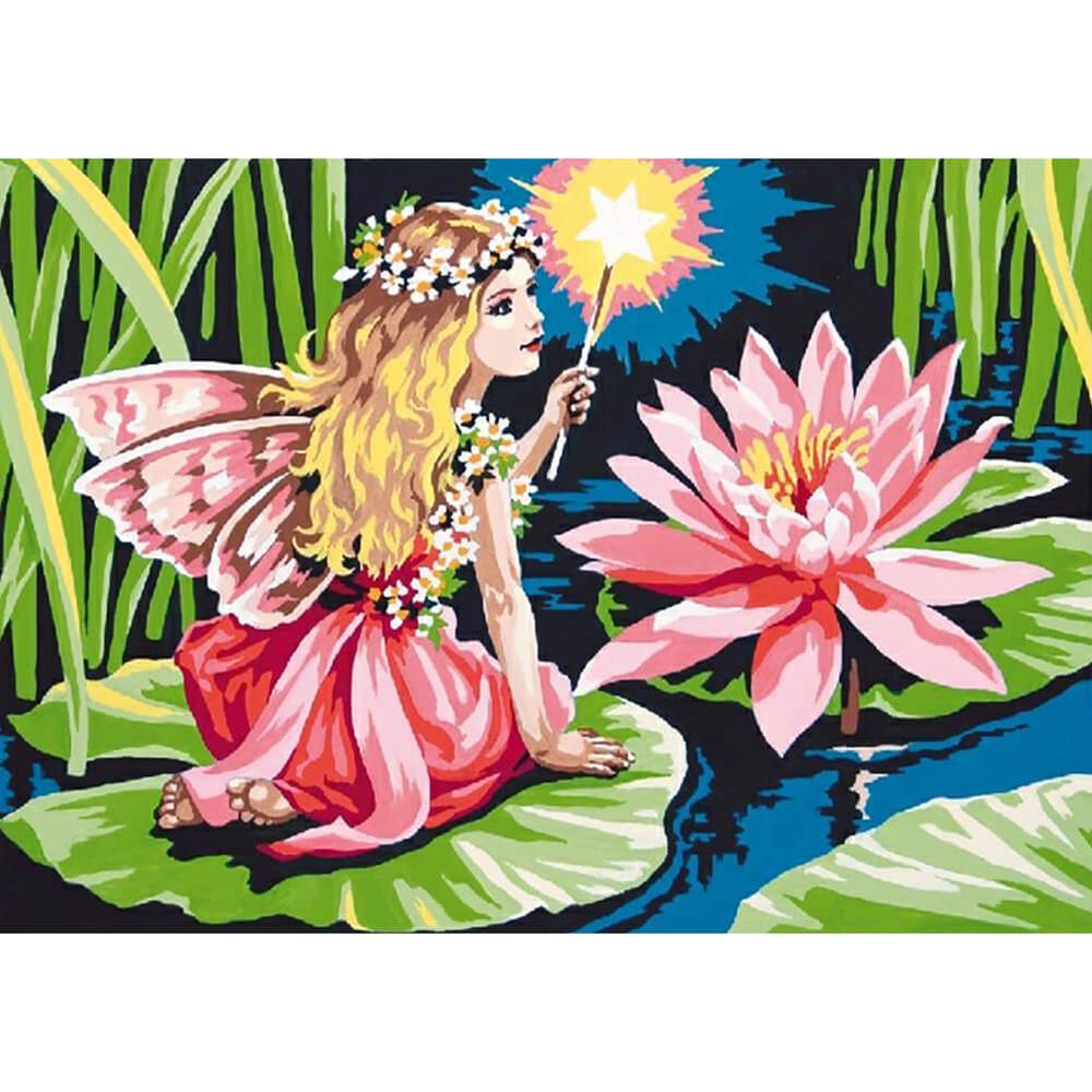 Free Lotus Fairy - MyCraftsGfit - Free 5D Diamond Painting