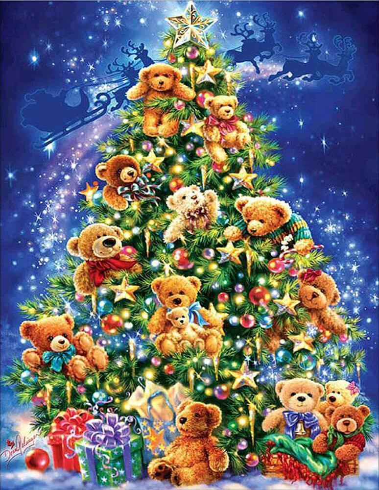 Free Merry Christmas - MyCraftsGfit - Free 5D Diamond Painting