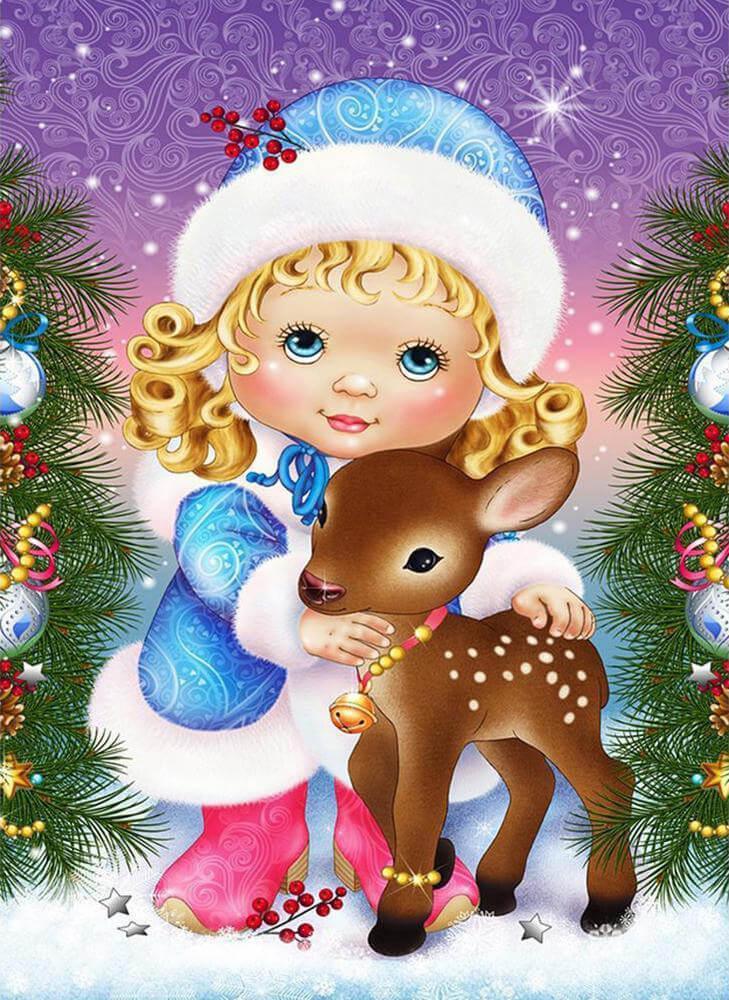 Free Merry Christmas - MyCraftsGfit - Free 5D Diamond Painting