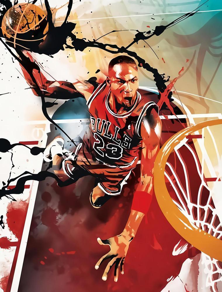 Free Michael Jordan - MyCraftsGfit - Free 5D Diamond Painting