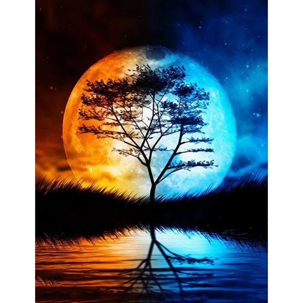 Free Night Scenery - MyCraftsGfit - Free 5D Diamond Painting