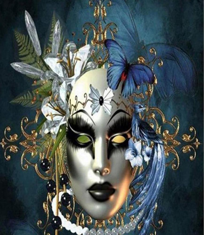 Free Ornate Mask - MyCraftsGfit - Free 5D Diamond Painting