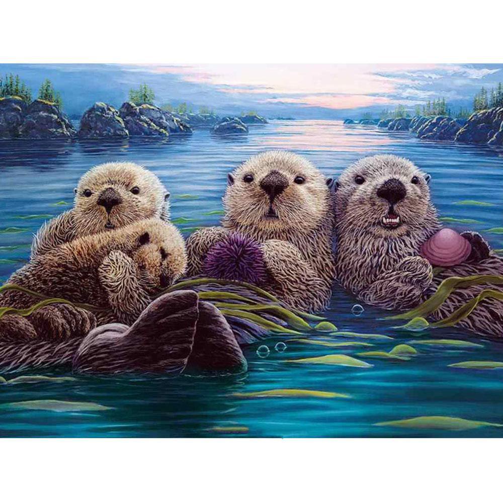 Free Otter - MyCraftsGfit - Free 5D Diamond Painting