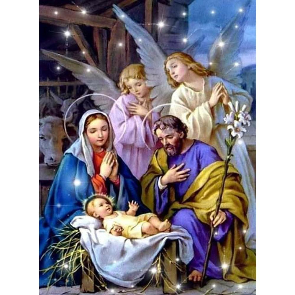 Free Our Lady and children - MyCraftsGfit - Free 5D Diamond Painting