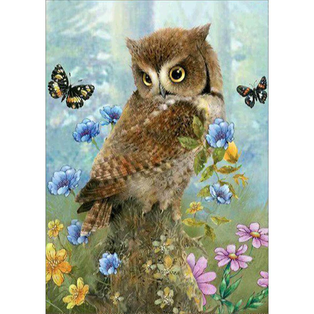 Free Owl - MyCraftsGfit - Free 5D Diamond Painting