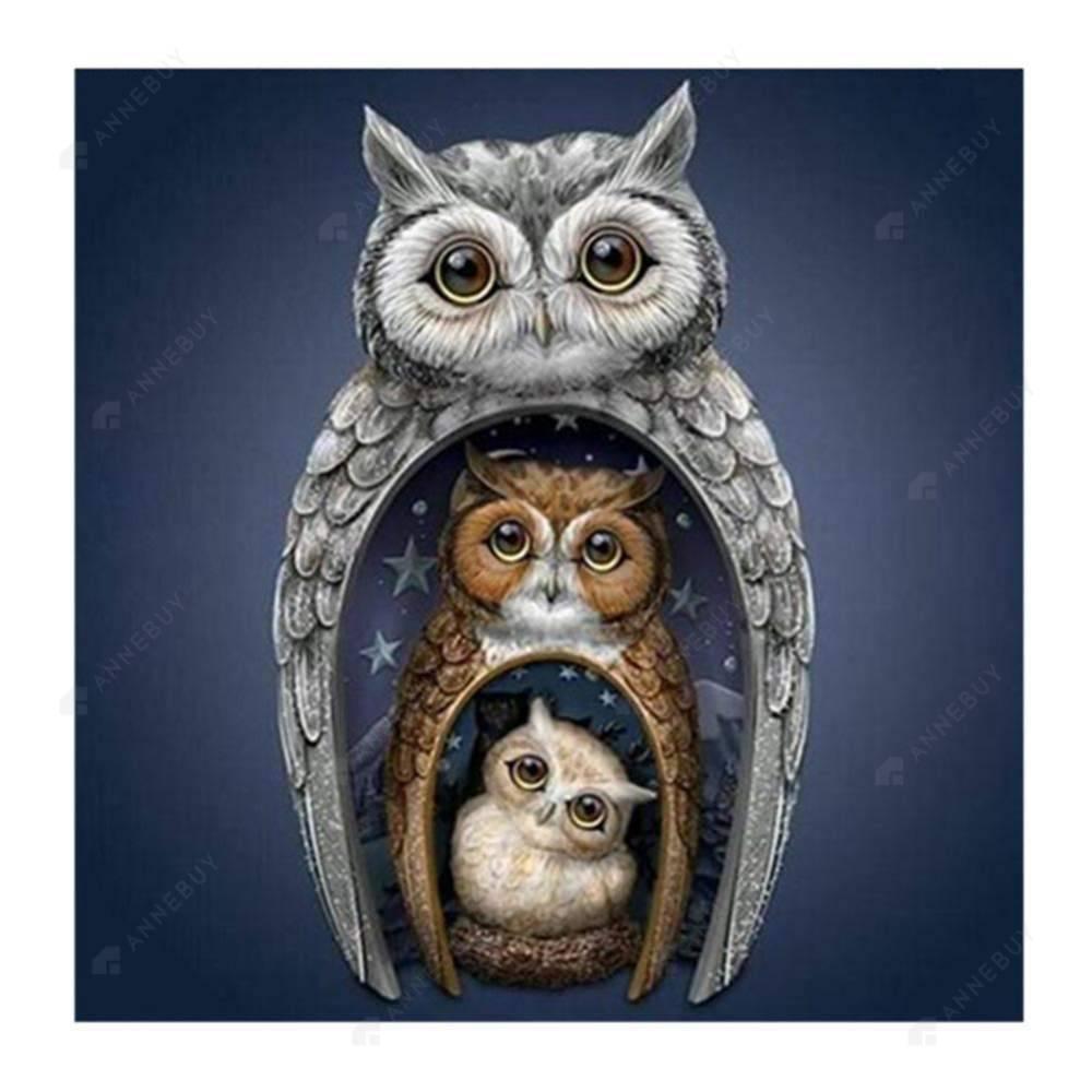 Free Owl - MyCraftsGfit - Free 5D Diamond Painting