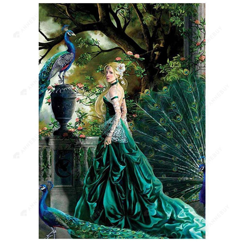 Free Peacock Beauty - MyCraftsGfit - Free 5D Diamond Painting