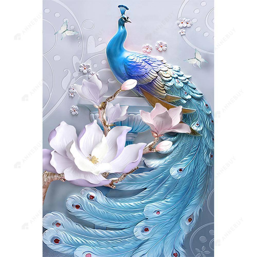 Free Peacock - MyCraftsGfit - Free 5D Diamond Painting