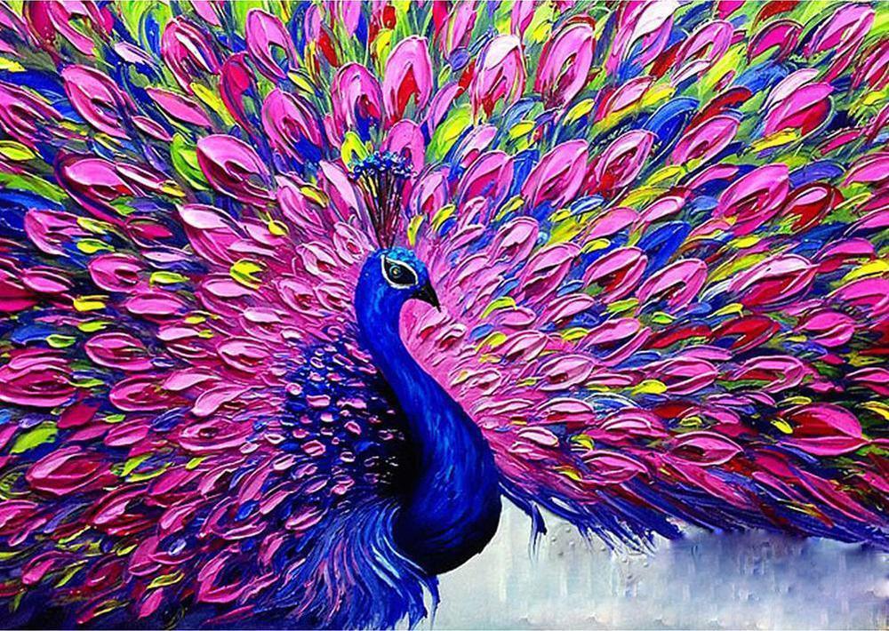 Free Peacock - MyCraftsGfit - Free 5D Diamond Painting