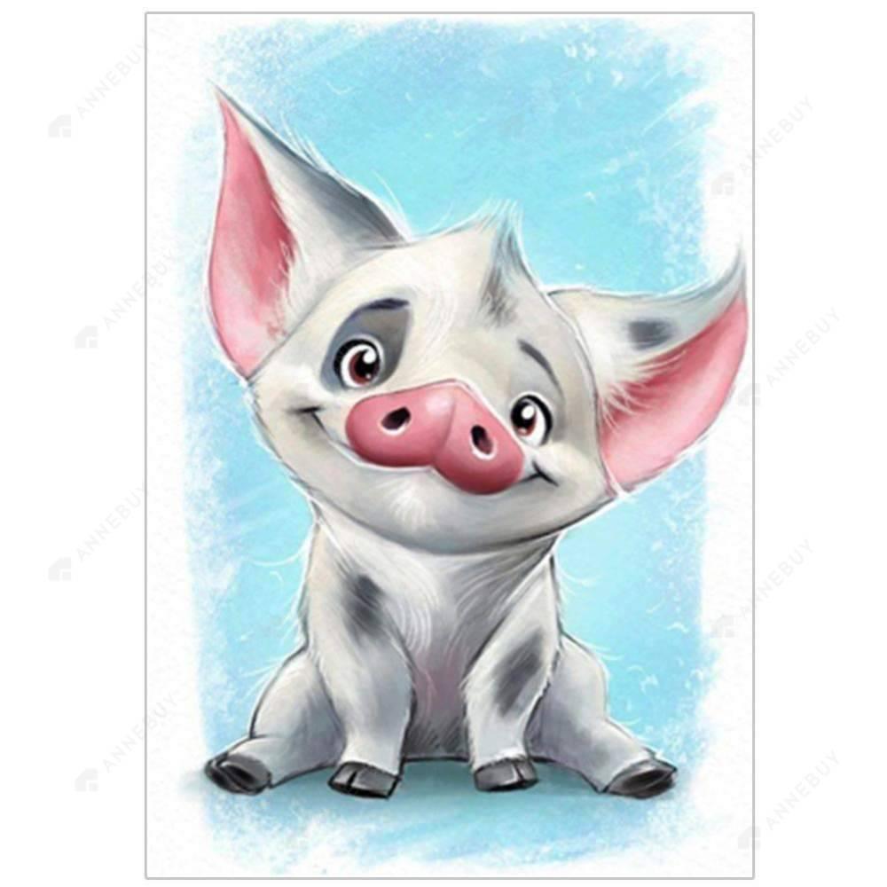 Free Pig - MyCraftsGfit - Free 5D Diamond Painting