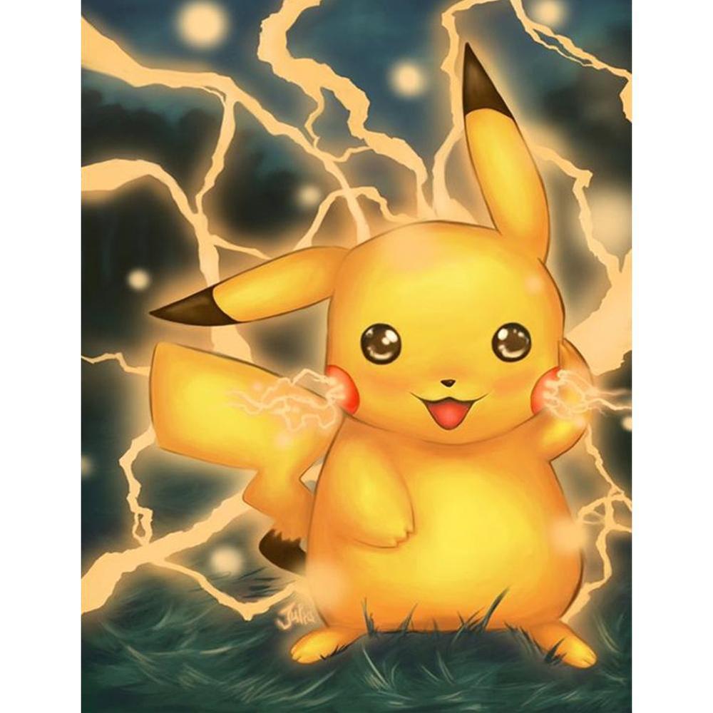 Free Pikachu(40X50) - MyCraftsGfit - Free 5D Diamond Painting