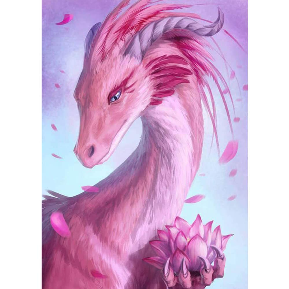 Free Pink Dragon - MyCraftsGfit - Free 5D Diamond Painting