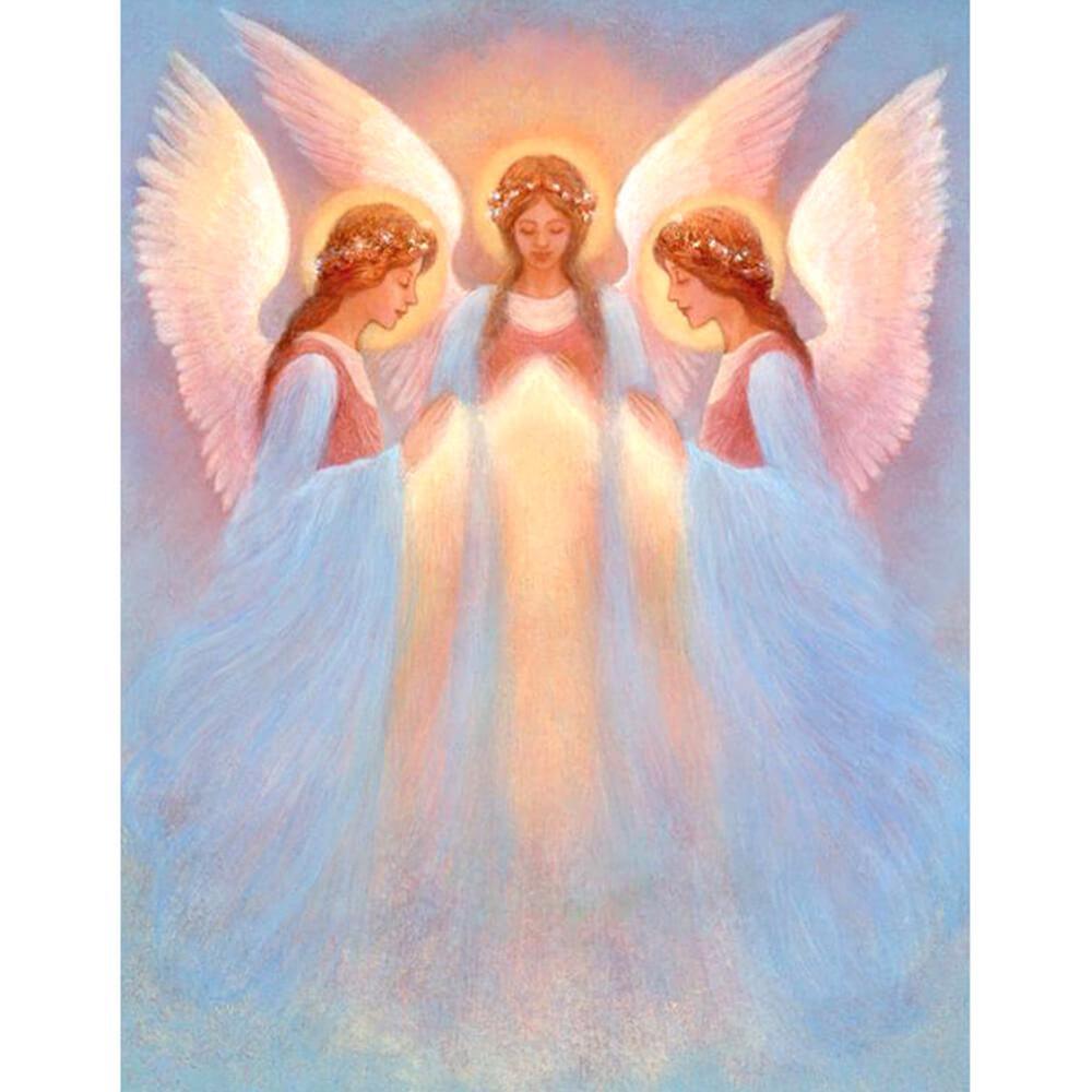 Free Praying Angel - MyCraftsGfit - Free 5D Diamond Painting