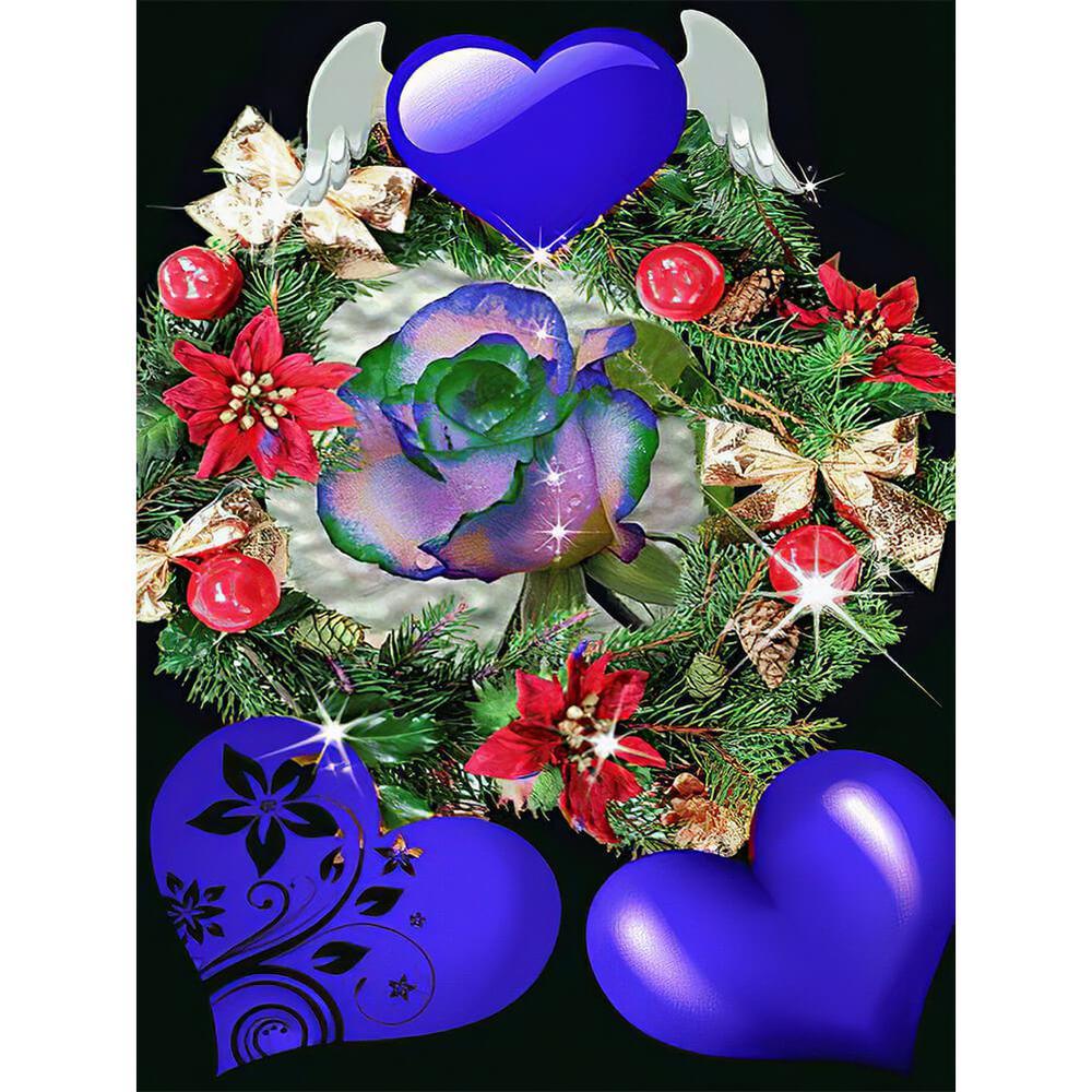 Free Purple Love Rose - MyCraftsGfit - Free 5D Diamond Painting