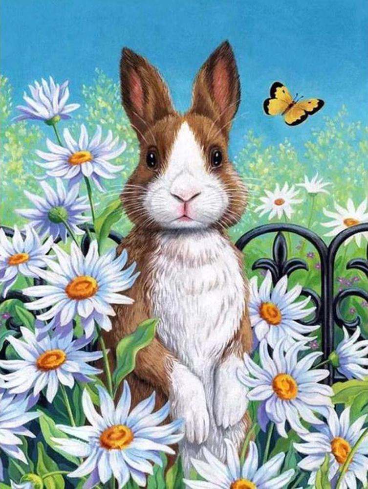 Free Rabbit - MyCraftsGfit - Free 5D Diamond Painting