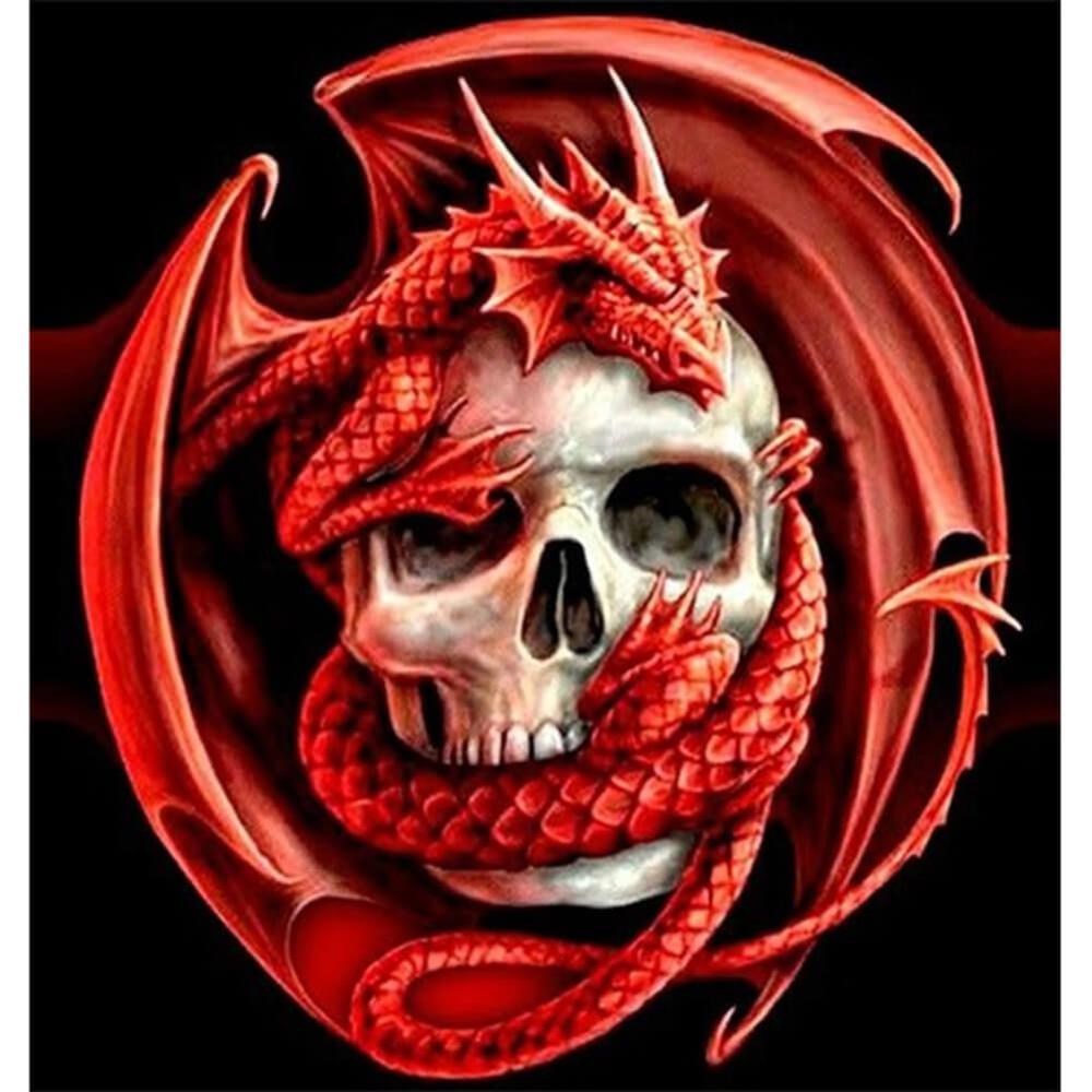 Free Red Dragon - MyCraftsGfit - Free 5D Diamond Painting