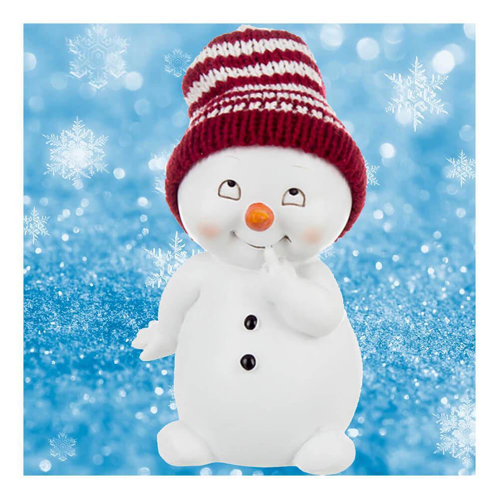 Free Red Hat Snowman - MyCraftsGfit - Free 5D Diamond Painting